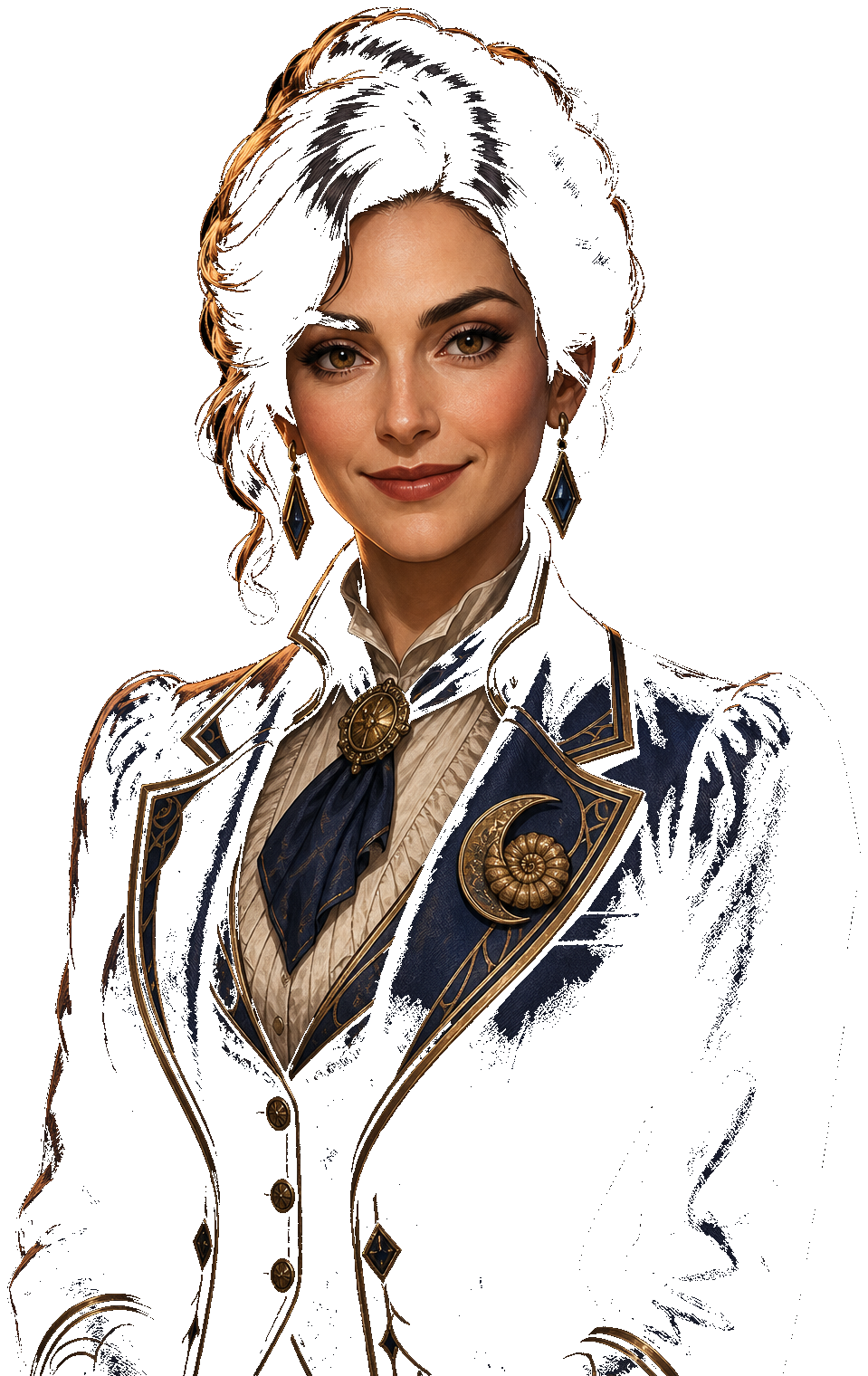 The Living Museum guide character